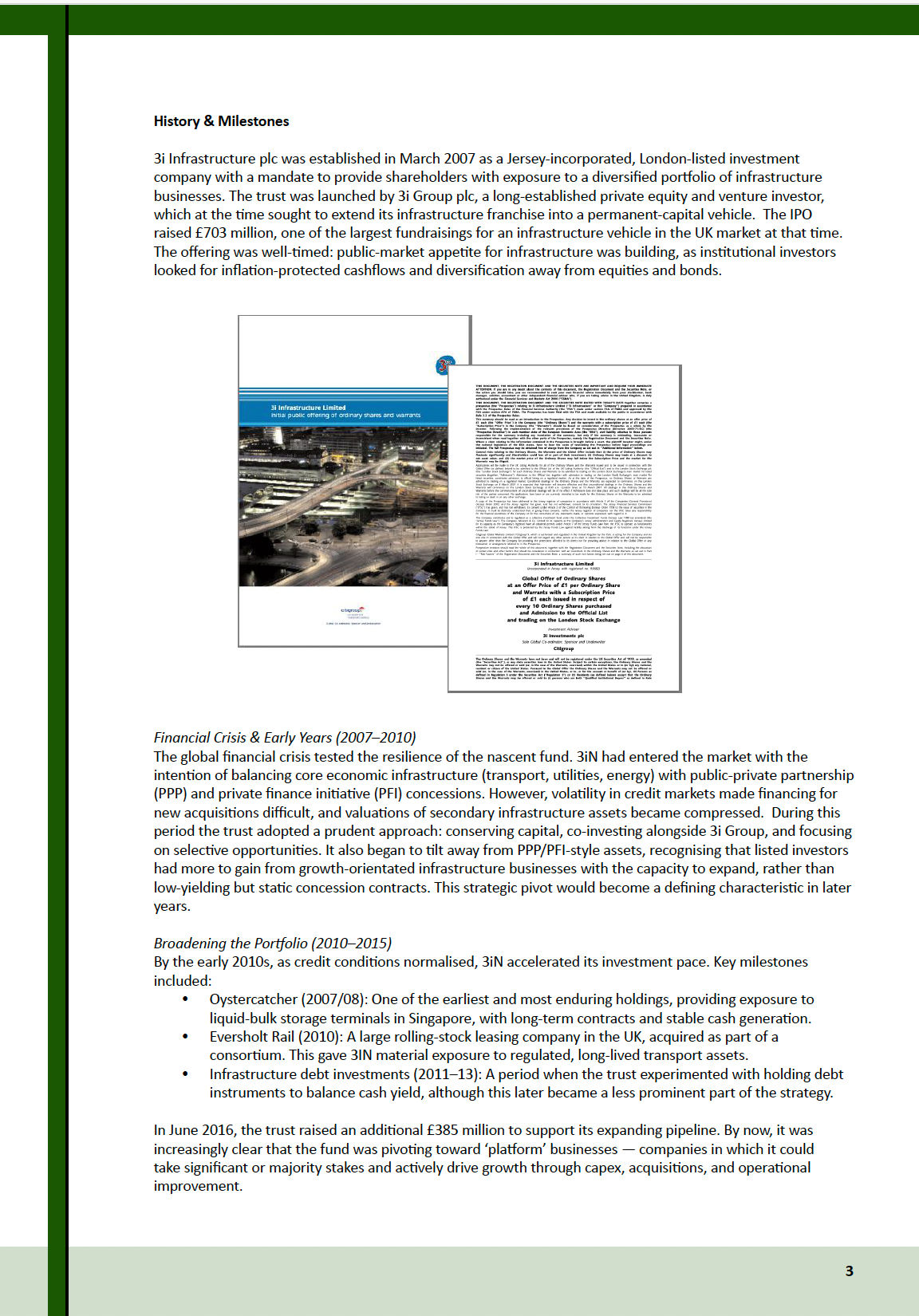 3i Infrastructure - Deep Dive