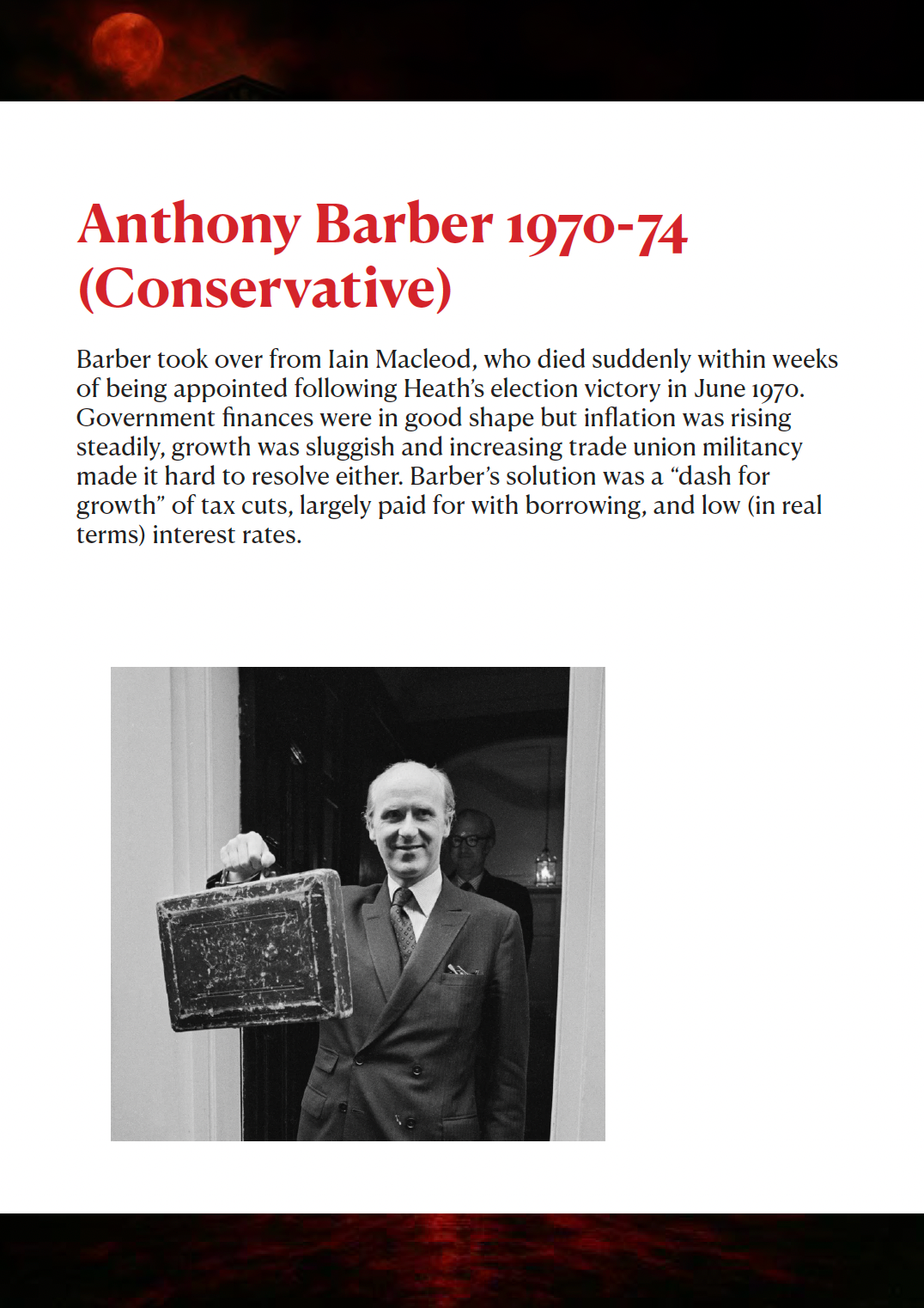 Britain's Worst Chancellor