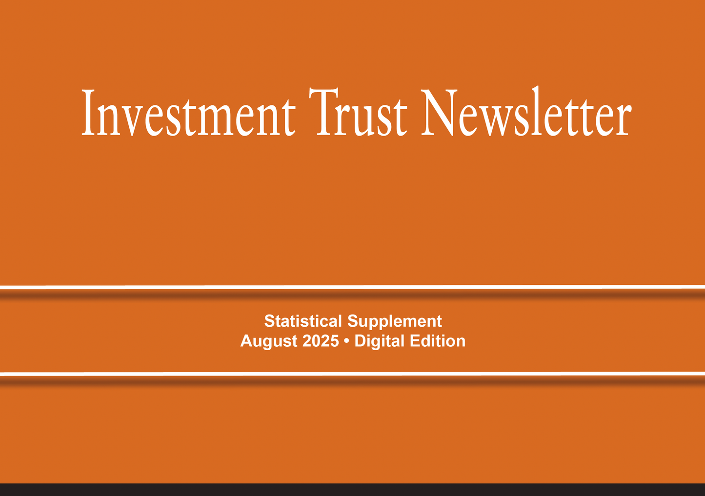Statistical Supplement August 2025
