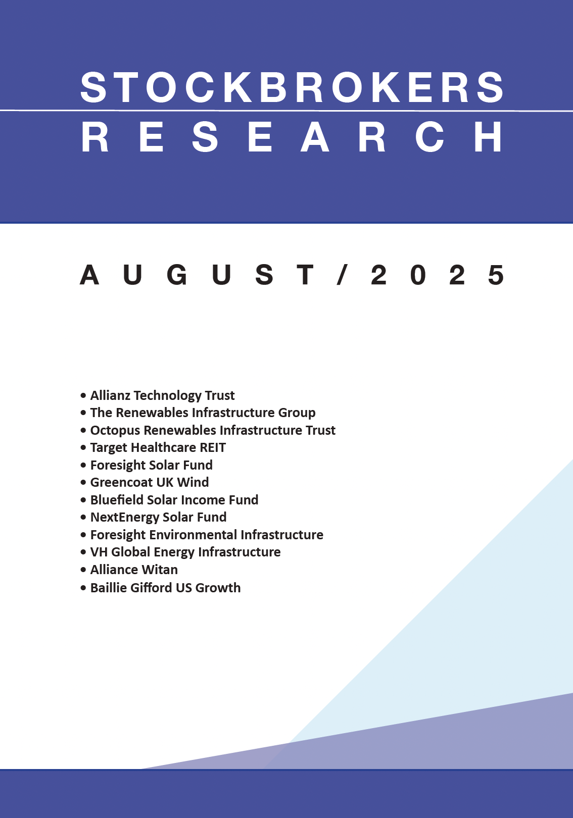 Stockbrokers Research August 2025