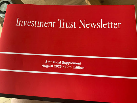 Investment Trust Newsletter Statistical Supplement August 2026